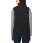 Kirkland Signature Women's Quilted Vest in Maroon - Image 5