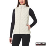 Kirkland Signature Women's Quilted Vest in Maroon - Image 19