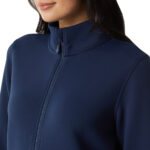 32 Degrees Women's Sueded Tech 1/2 Zip Sweatshirt in Blue - Image 8