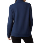 32 Degrees Women's Sueded Tech 1/2 Zip Sweatshirt in Blue - Image 9