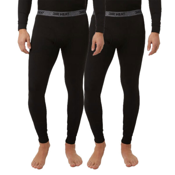 32 Degrees Men's Heat Pant 2 Pack