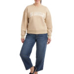 Elle Sport Women's Fleece Cities Crewneck Sweater in Grey - Image 2