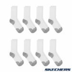 Skechers Men's Crew Sock 8 Pack