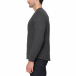 BC Clothing Men's Waffle Crew Sweater in Green - Image 15