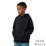 Jack Wills Youth Hoodie in Slate - Image 2