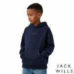 Jack Wills Youth Hoodie in Slate - Image 4