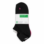 United Colors of Benetton Ladies Trainer Sock 8 Pack in Pink - Image 14