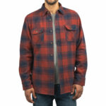 Jachs Mens Flannel Shirt & Thermal 2 Pack in Red