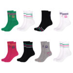 United Colors of Benetton Ladies Sport Crew Sock, 8 Pack - Image 2