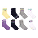United Colors of Benetton Ladies Sport Crew Sock, 8 Pack - Image 6