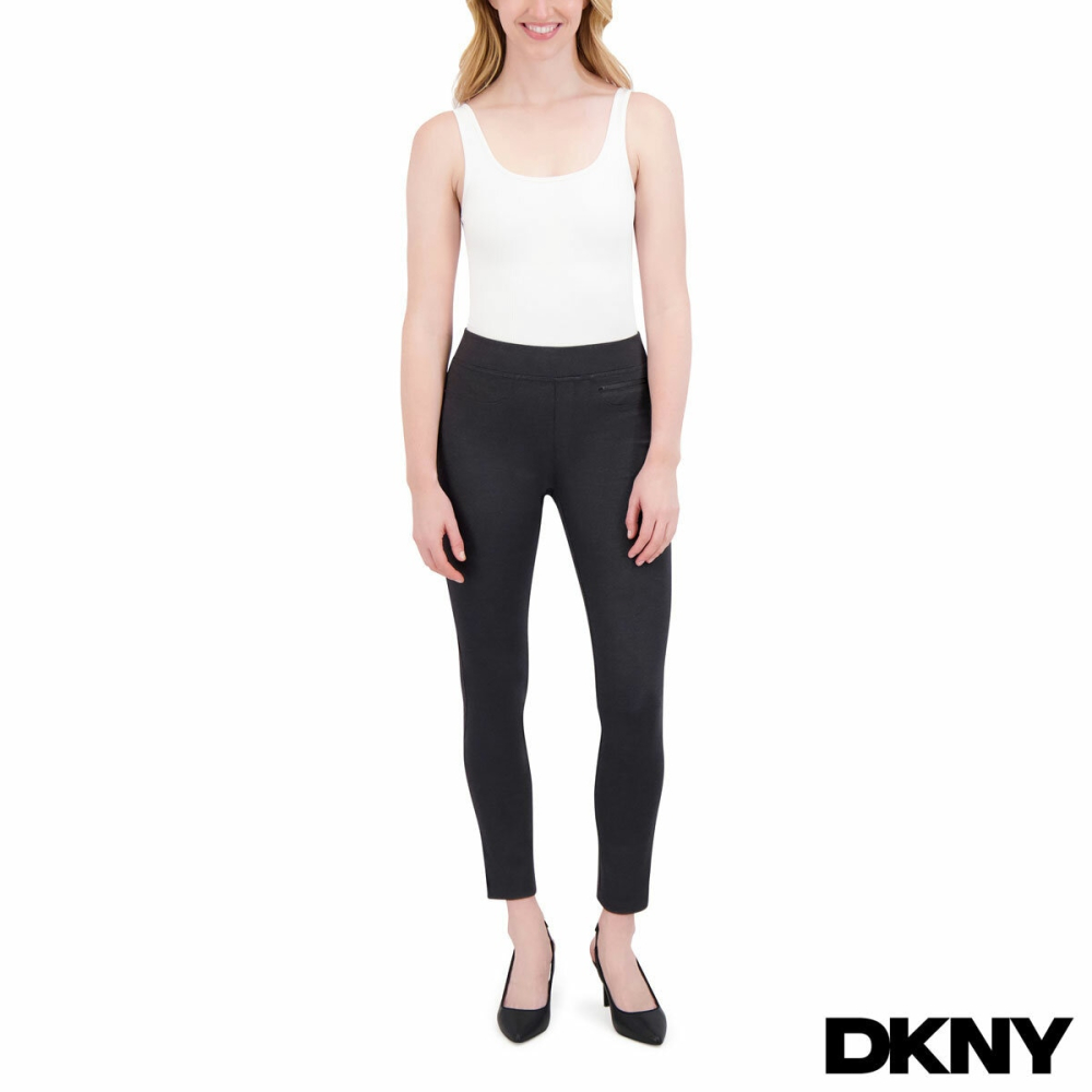 69472f74bcf6d839087788da5d456715cdc0f19ea1d86fb52f9e3.jpg DKNY Ladies Pull on Ponte Pant - Image 1
