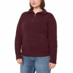 Modern Ambition Ladies 1/4 Zip Sweater in Grey - Image 6