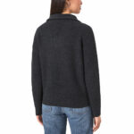 Modern Ambition Ladies 1/4 Zip Sweater in Grey - Image 7