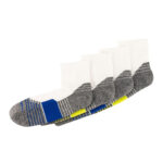 Champion Men's Sport Tech Ankle Sock 4 Pack in White - Image 4