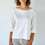 Penguin Women's Bretton 3/4 Top in White