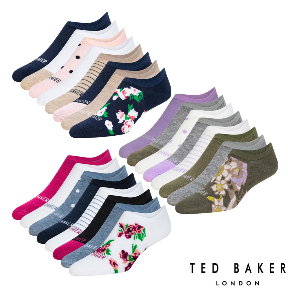 Ted Baker Ladies Liner Sock, 8 Pack