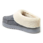 Dearfoam Ladies Clog Slipper in Oatmeal - Image 4