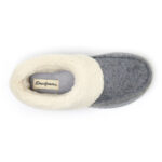 Dearfoam Ladies Clog Slipper in Oatmeal - Image 9
