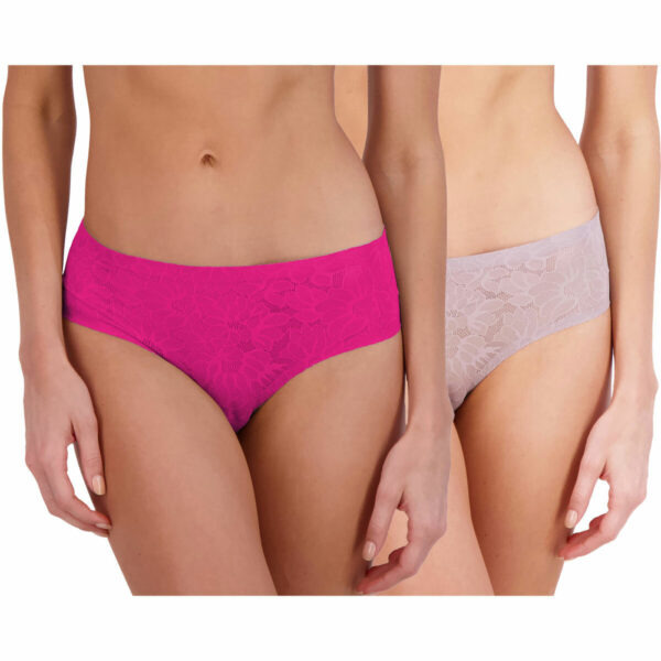 Steve Madden Ladies Lace Brief 5 Pack in Pink
