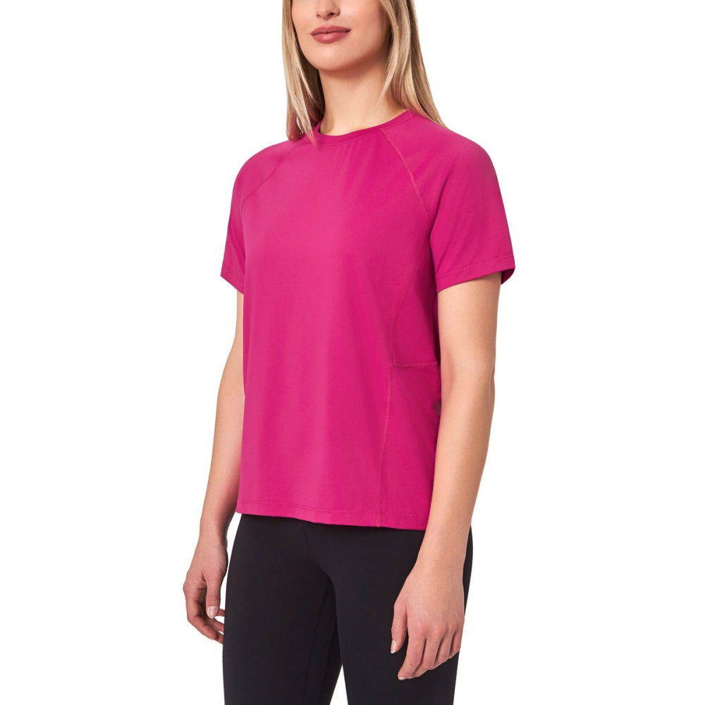 Mondetta Women's Raglan Active Tee in Pink
