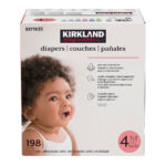 Kirkland Signature Nappies, Size 4 198 Pack