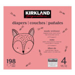 Kirkland Signature Nappies, Size 4 198 Pack - Image 3