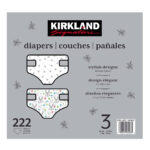 Kirkland Signature Nappies, Size 3, 222 Pack - Image 3