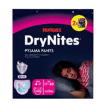 Huggies DryNites Bedwetting Pyjama Nappy Pants Girls Aged 4-7 (17-30kg), 32 pants - Image 2
