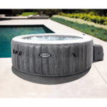 Intex PureSpa Greywood Deluxe 6 Person Inflatable Hot Tub - Image 2