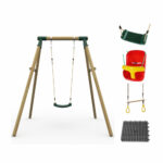 Plum Ultimate One Person Premium Wood Swing