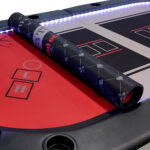 Barrington 10-Player Poker Table with LED Lights - Image 6