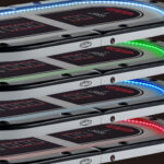 Barrington 10-Player Poker Table with LED Lights - Image 9