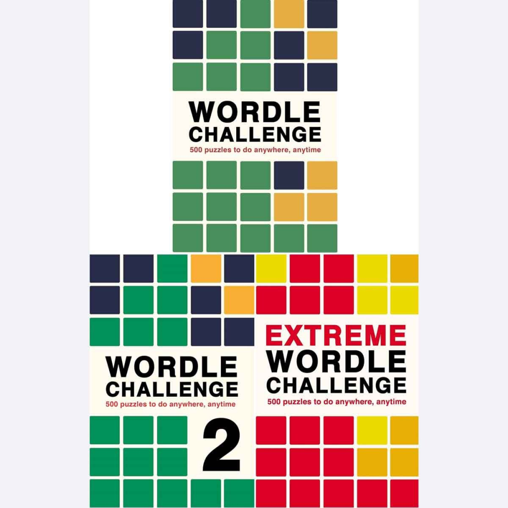 Wordle Challenge Game x3 Book Collection by Ivy Press