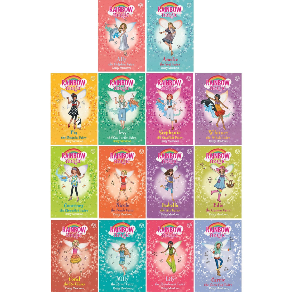 Rainbow Magic x14 Book Collection, Daisy Meadows (6+ Years)