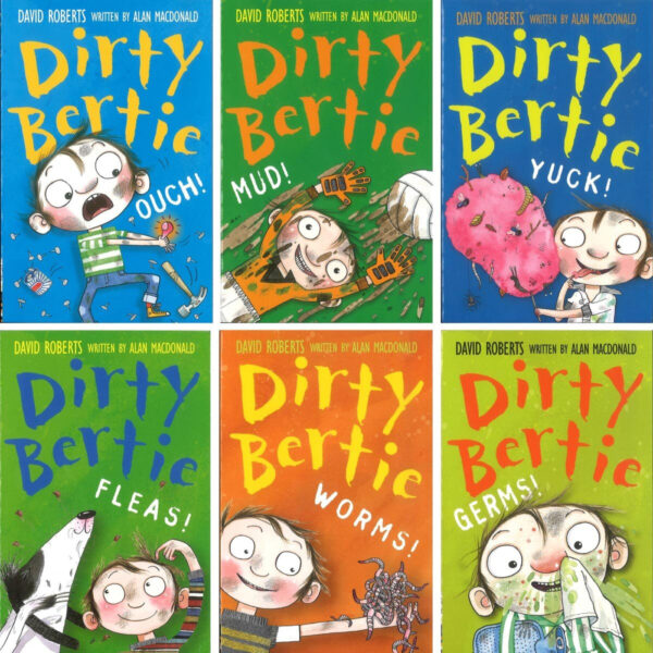 Dirty Bertie 6 Book Collection, Alan McDonald (5+ Years)