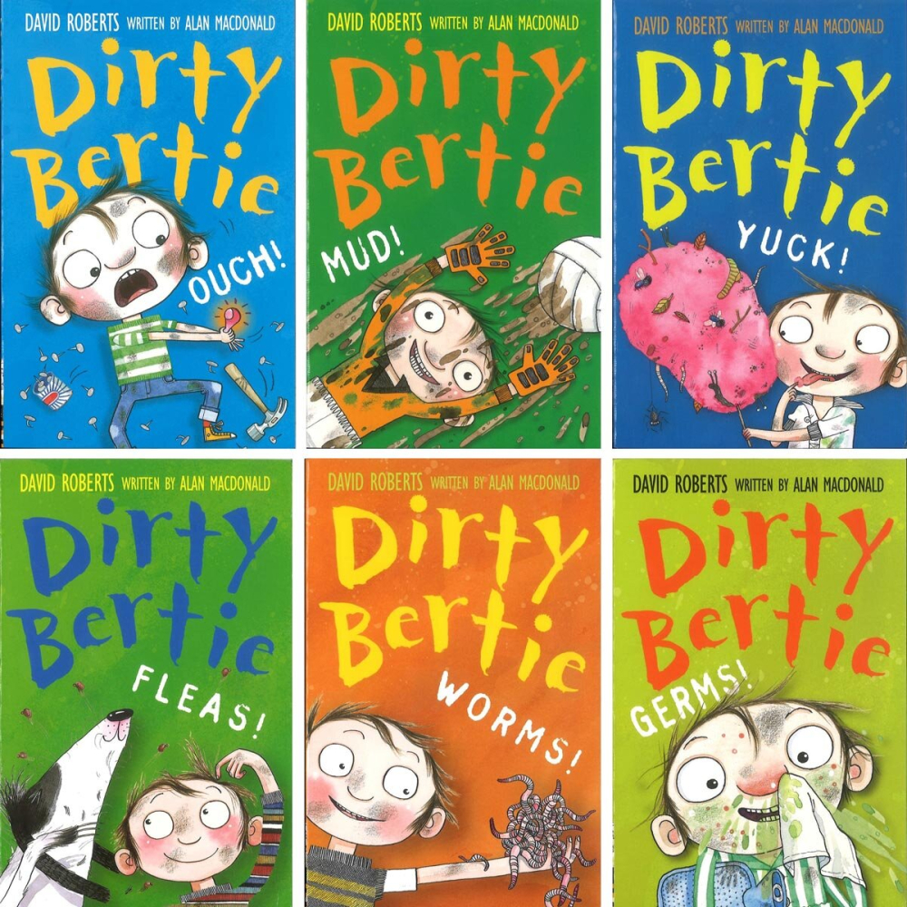Dirty Bertie 6 Book Collection, Alan McDonald (5+ Years)