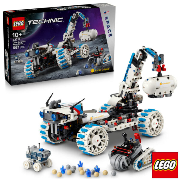 LEGO Technic Outpost Moon Rover Space Vehicle - Model 42211 (10+ Years)