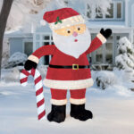 9ft Pop Up Santa With LED Lights