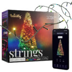158ft (48m) Twinkly Generation II 600 App Controlled Multicolour + White Strings LED Lights