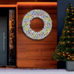 36 inch LED Ornament Wreath With LED lights, Assortment - Image 4