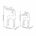 Aluminum Reindeer Assortment- Set Of 2- Silver - Image 17