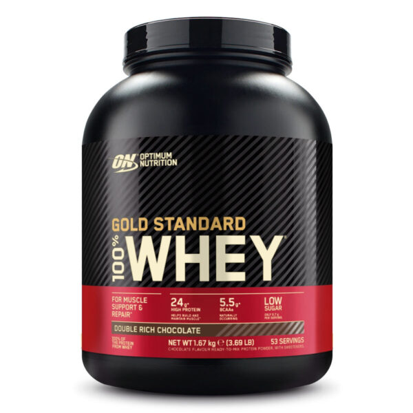 Optimum Nutrition Gold Standard 100% Whey Double Rich Chocolate, 1.67kg