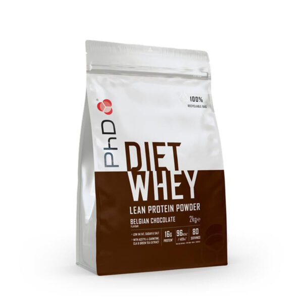 PHD Diet Whey Powder Belgian Chocolate Flavour, 2kg