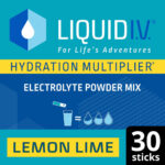 Liquid I.V.® Hydration Multiplier® Electrolyte Powder Mix Lemon Lime 30 Sachets - Image 2