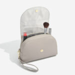 Stackers Wrap Around Make Up Bag in Taupe