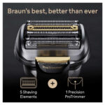 Braun Series 9 Pro Shaver with Cleaning & Charging Station & Power Case, 9575cc - Image 5