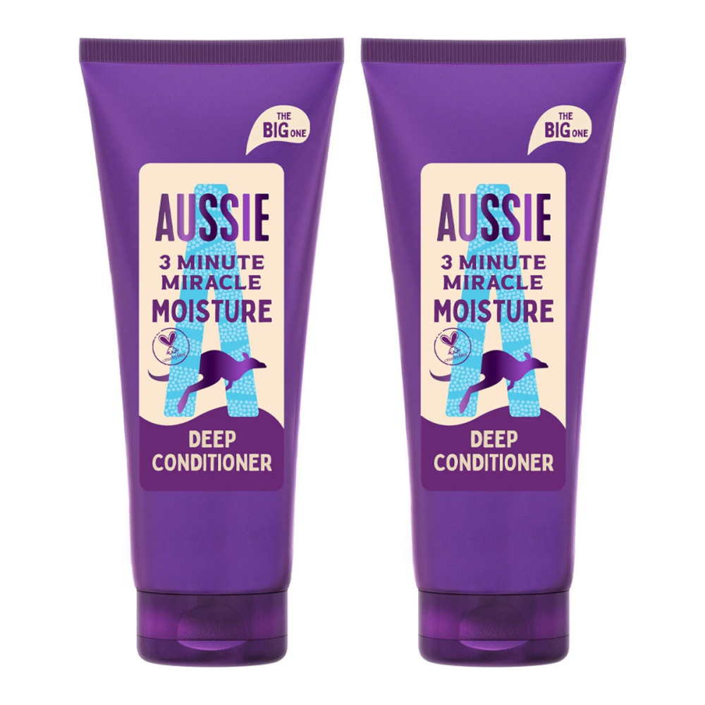 Aussie Miracle Moist 3 Minute 2 x 350ml