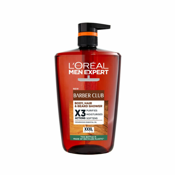 L'Oreal Men Expert Barber Club, XXL Shower Gel 1L