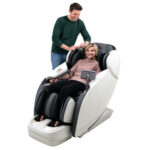 Casada Skyliner II Massage Chair in Brown & Cream 618387 - Image 2