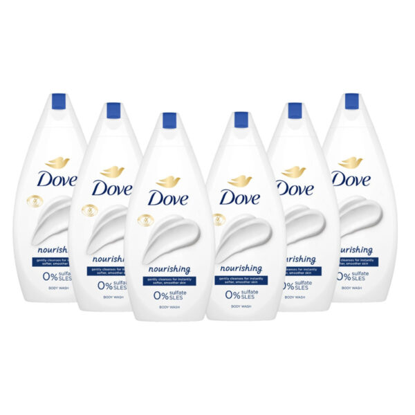 Dove Body Wash 6 x 450ml